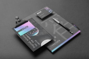 Blck Branding Stationery Mockup Scene 07