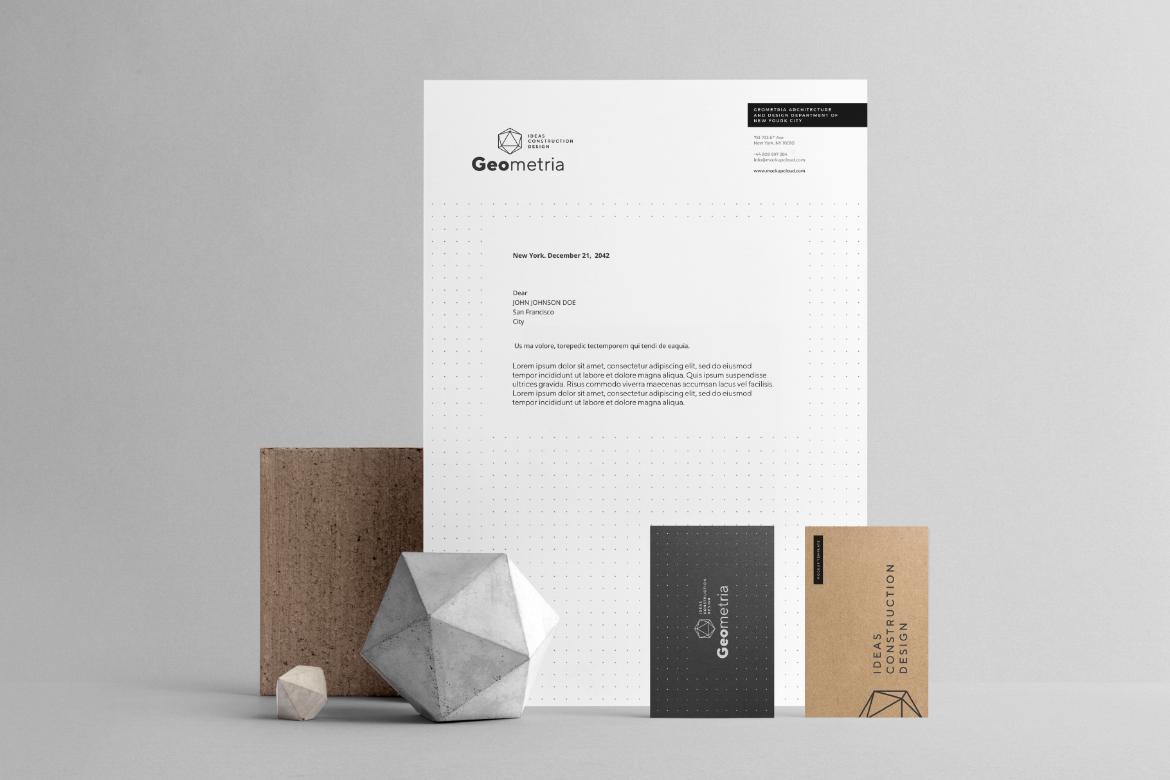 Geometria Branding Mockup Scene 10