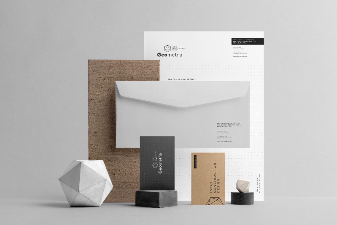 Geometria Branding Mockup Scene 11