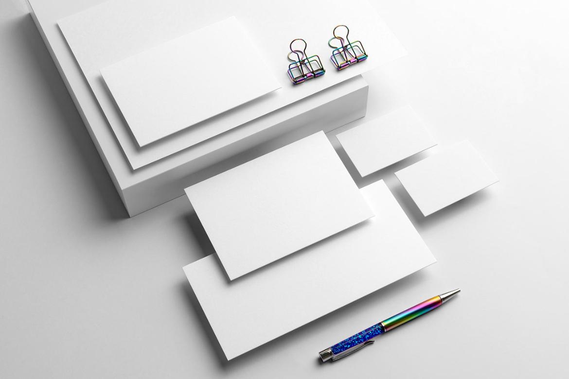 Lucid Stationery Branding Mockup Scene 09