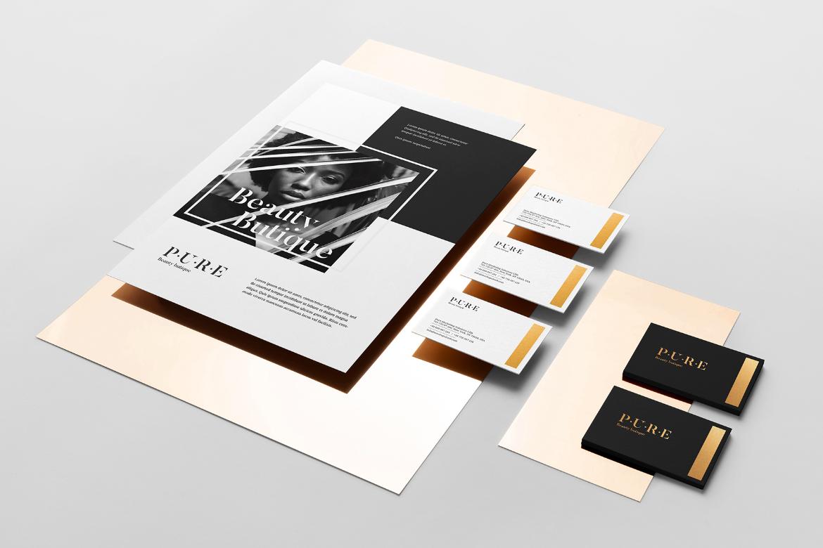 Pure Stationery Branding Mockup Scene 19