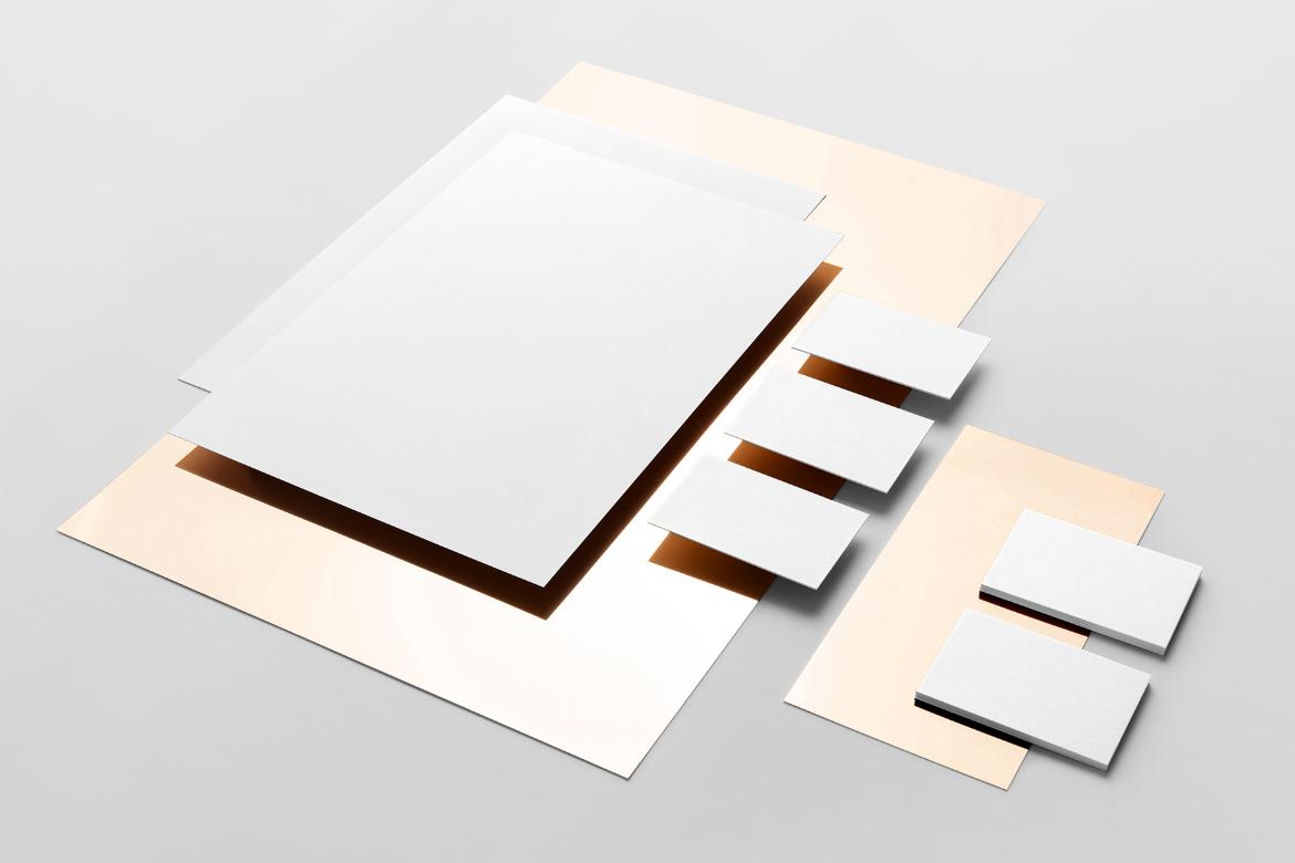 Pure Stationery Branding Mockup Scene 19