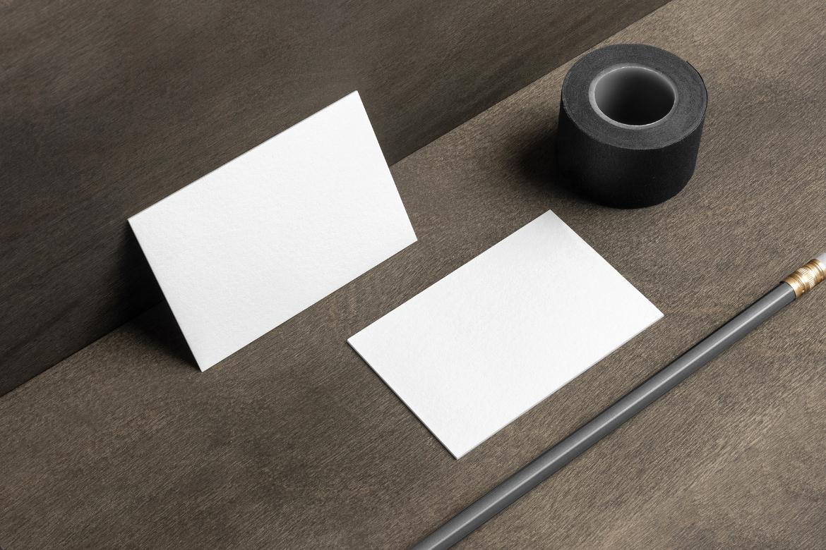 Sierra Business Cards Branding Mockup Scene 12