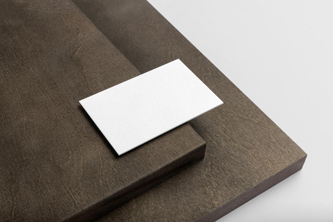 Sierra Business Card Branding Mockup Scene 14