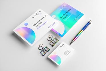 Lucid Stationery Branding Mockup Scene 15