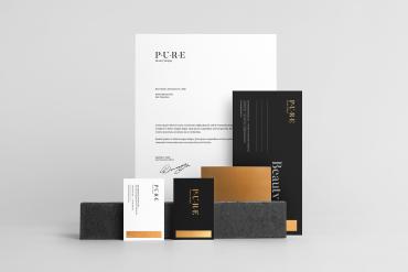 Pure Stationery Branding Mockup Scene 17