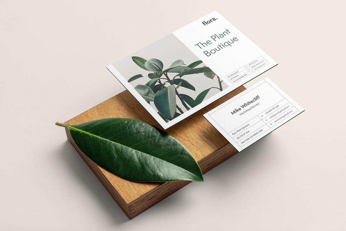 Flora Branding Stationery Mockup Scene 05