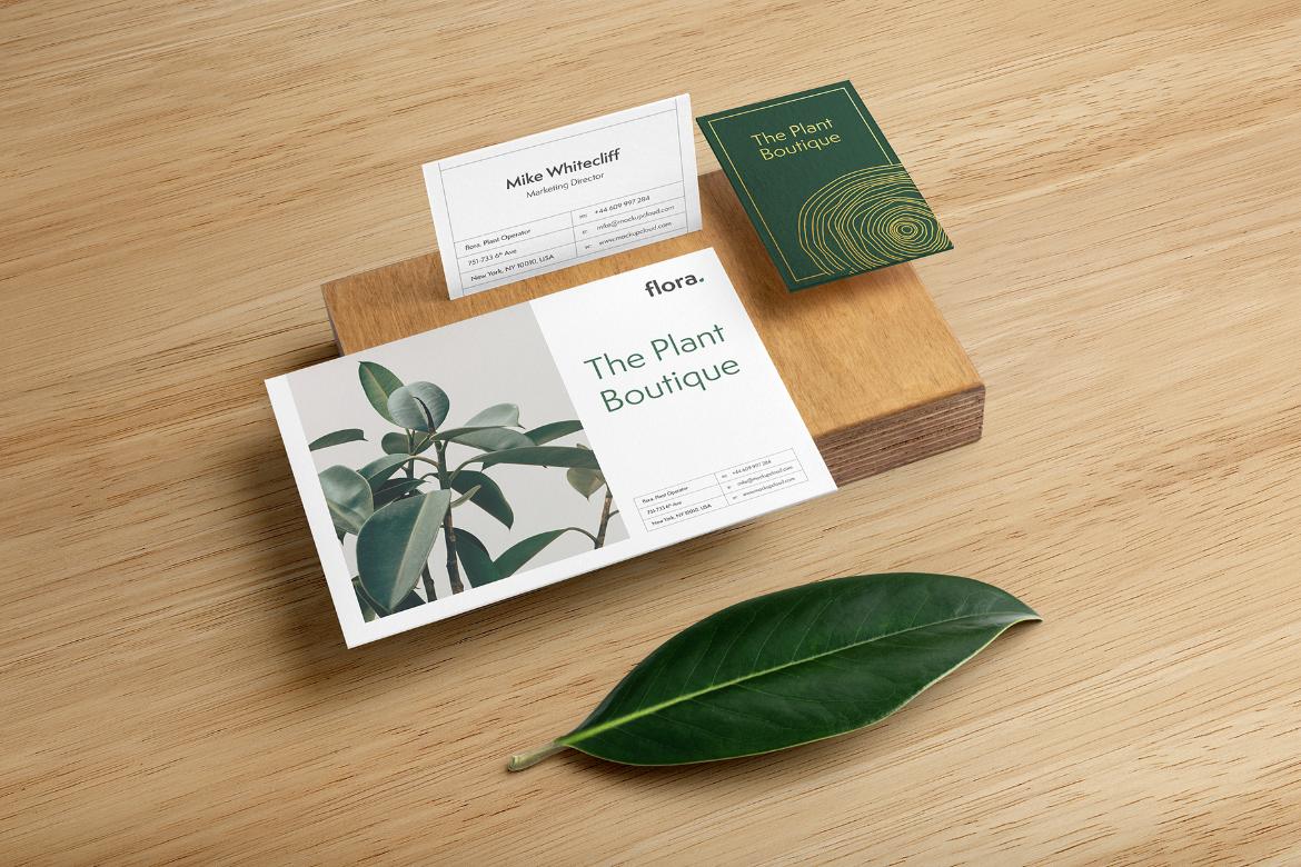 Flora Branding Stationery Mockup Scene 07