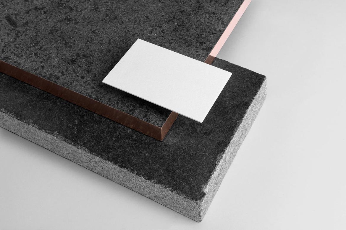 Copperstone Business Card Mockup Scene 20