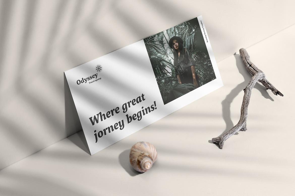 Odyssey Envelope DL Card Mockup Scene 12