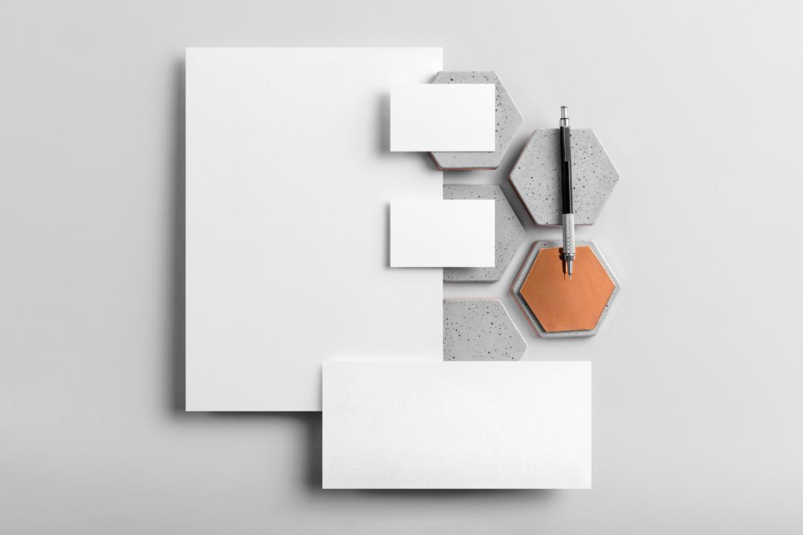 Hexamed Stationery Branding Mockup Scene 02