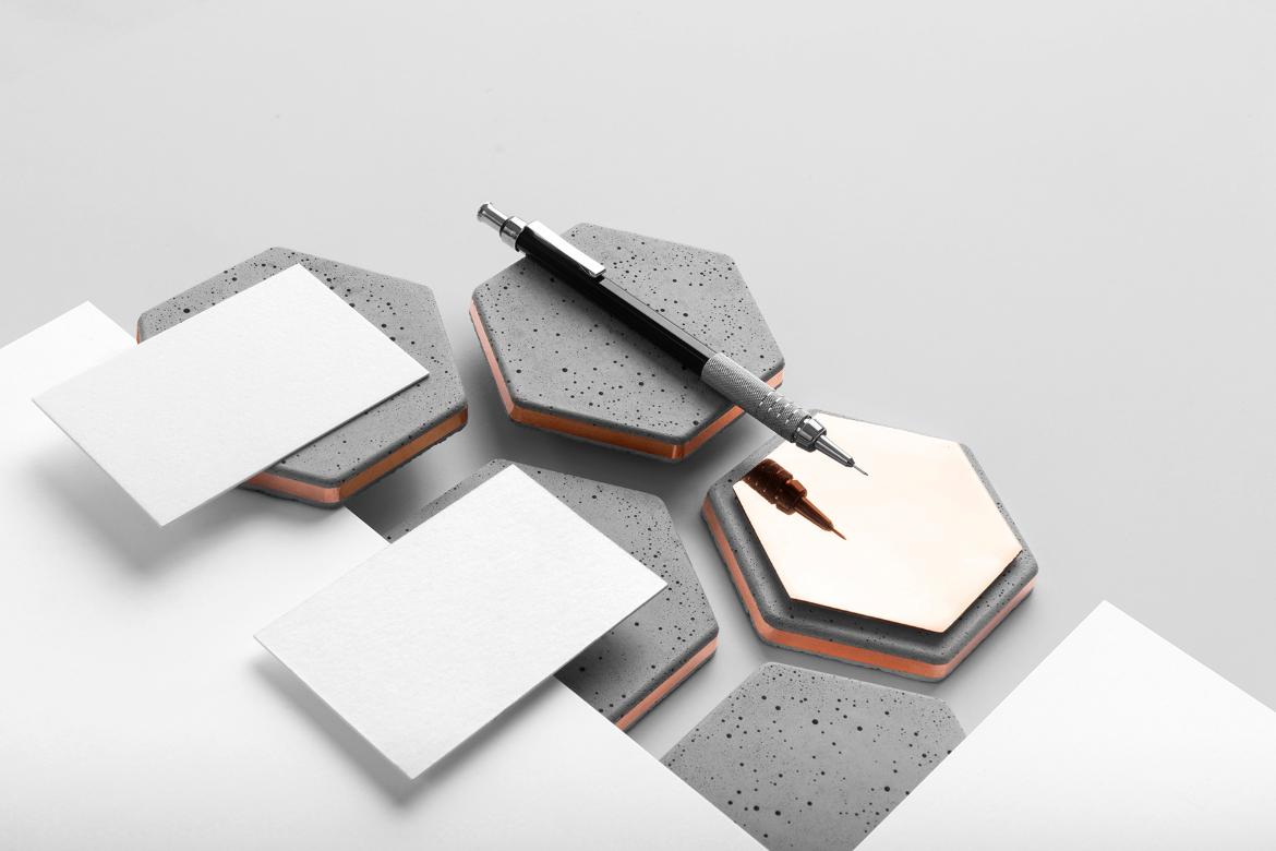 Hexamed Stationery Branding Mockup Scene 03