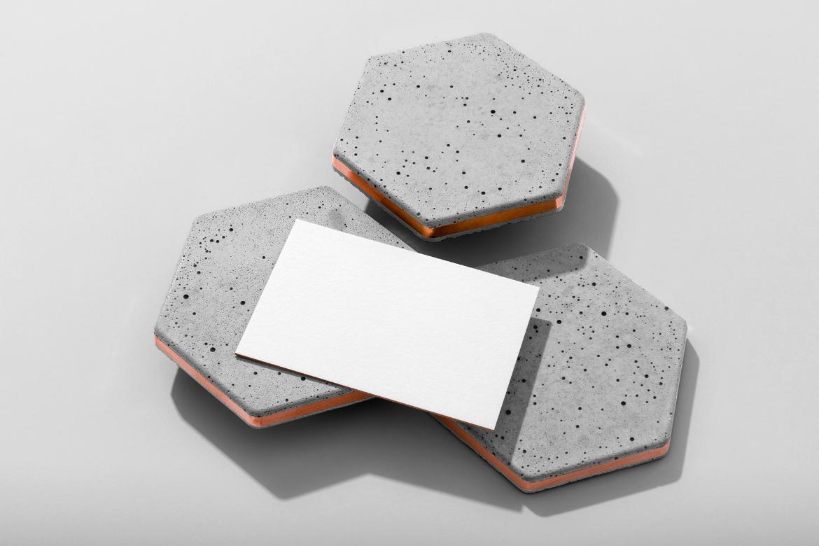 Hexamed Business Card Mockup Scene 05