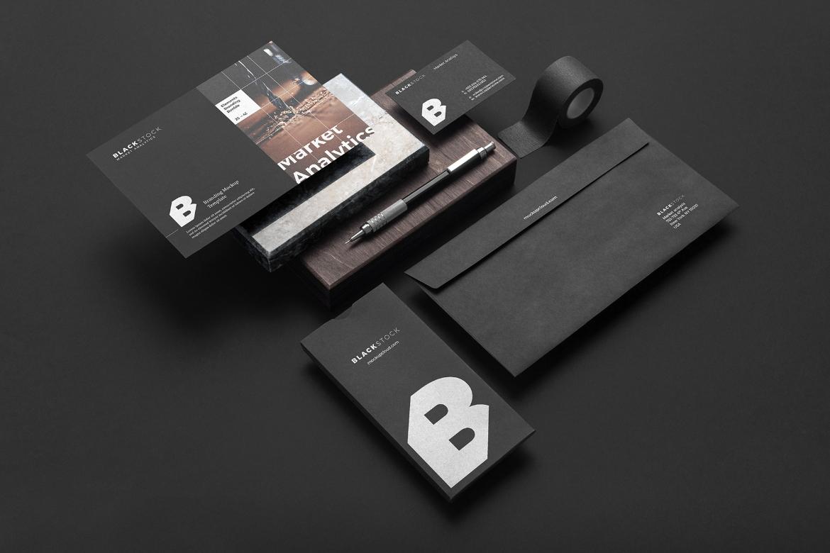Blackstock Branding Stationery Mockup Scene 03