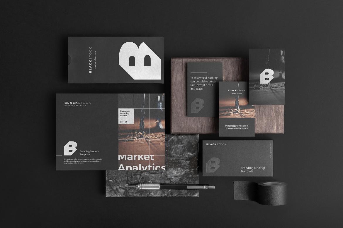 Blackstock Branding Stationery Mockup Scene 06
