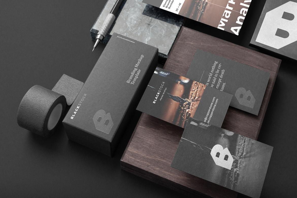 Blackstock Branding Stationery Mockup Scene 07