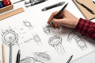 Sketch Artists Drawing Mockup Scene 09