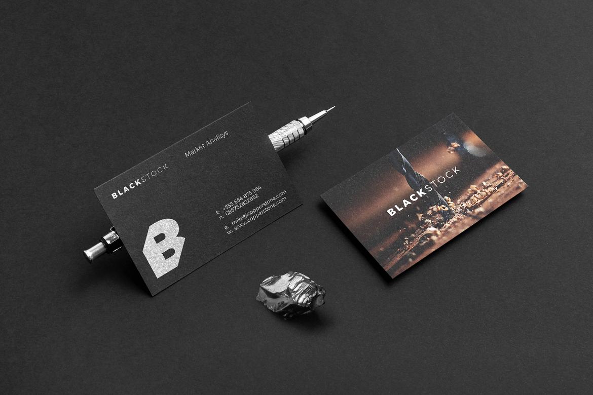Blackstock Business Cards Mockup Scene 10
