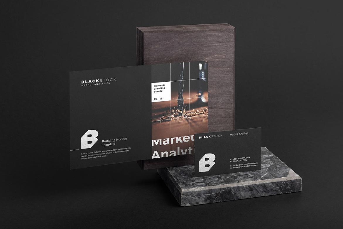 Blackstock Branding Stationery Mockup Scene 14