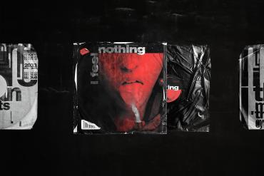 Vinyl Record Cover Branding Mockup Scene 03