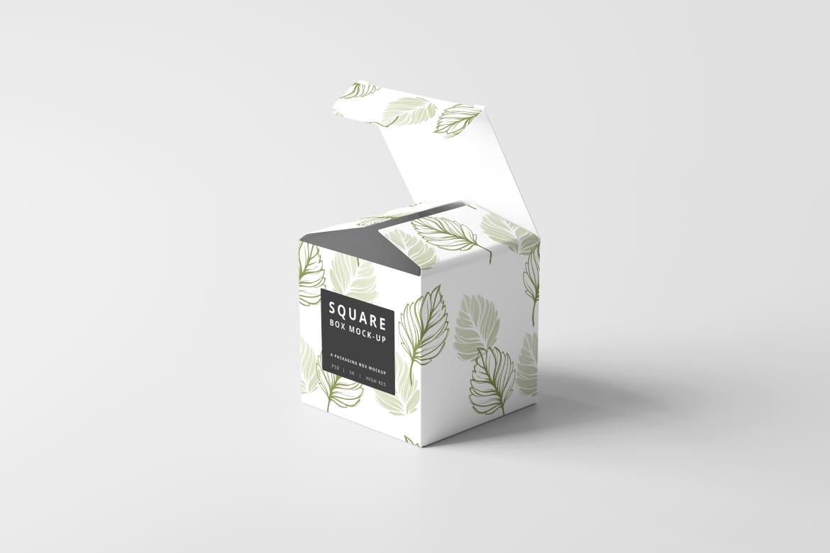 Square Box Mockups