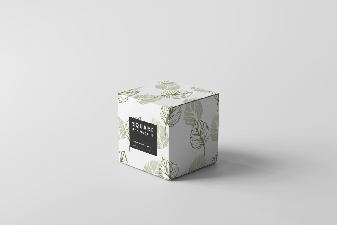 Square Box Mockups