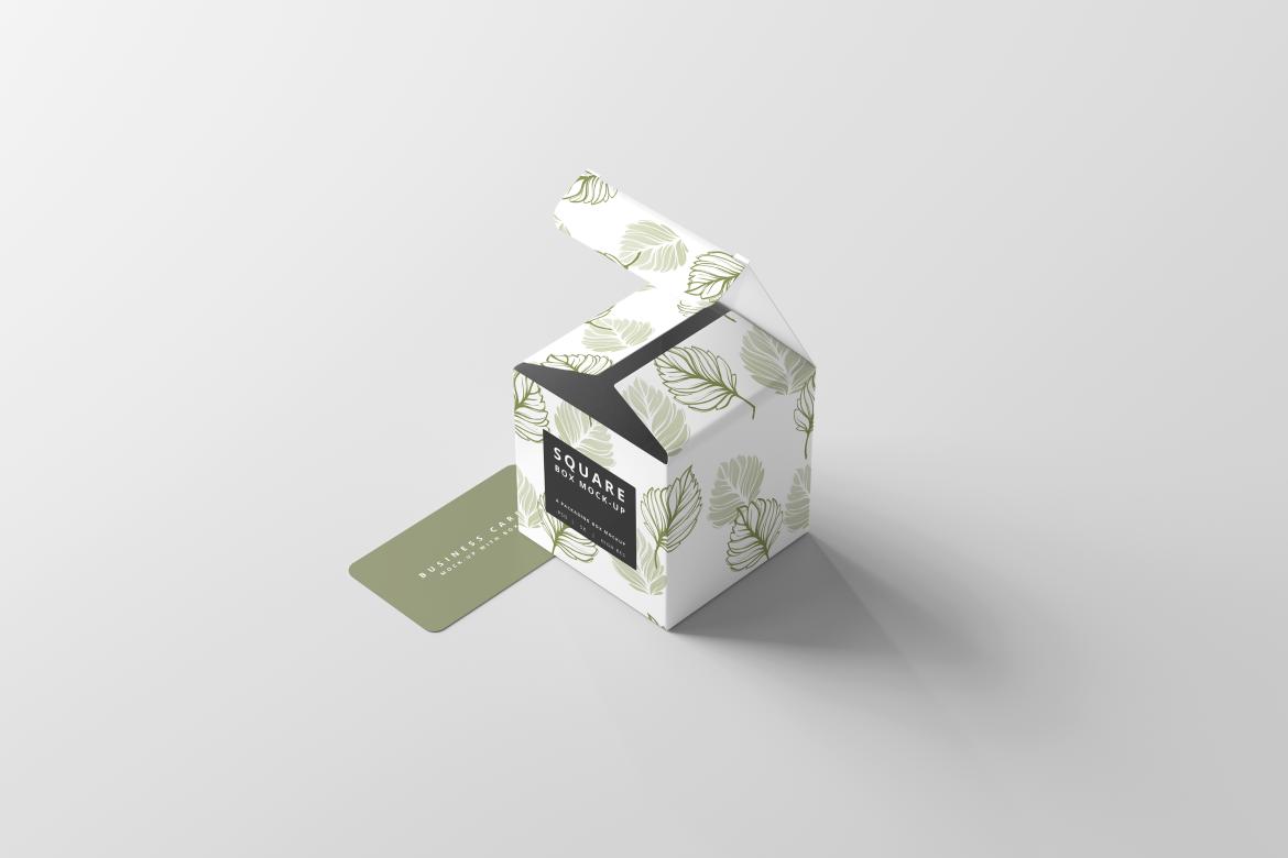 Square Box Mockups