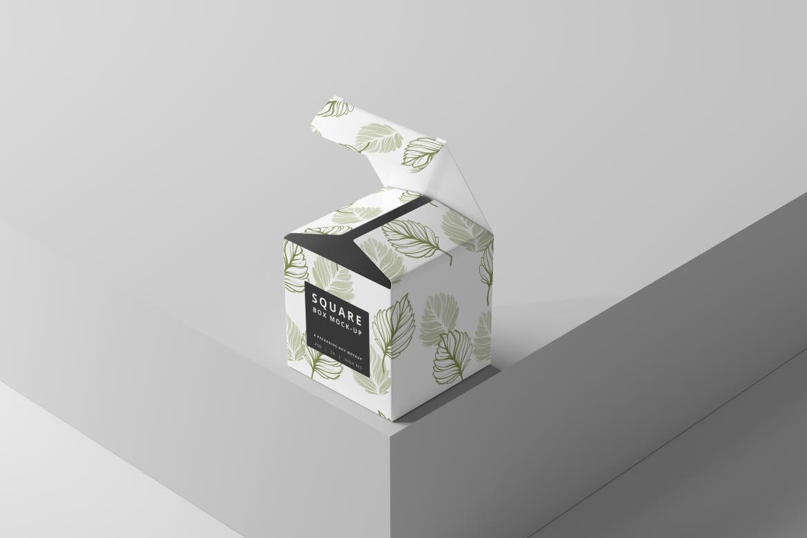 Square Box Mockups