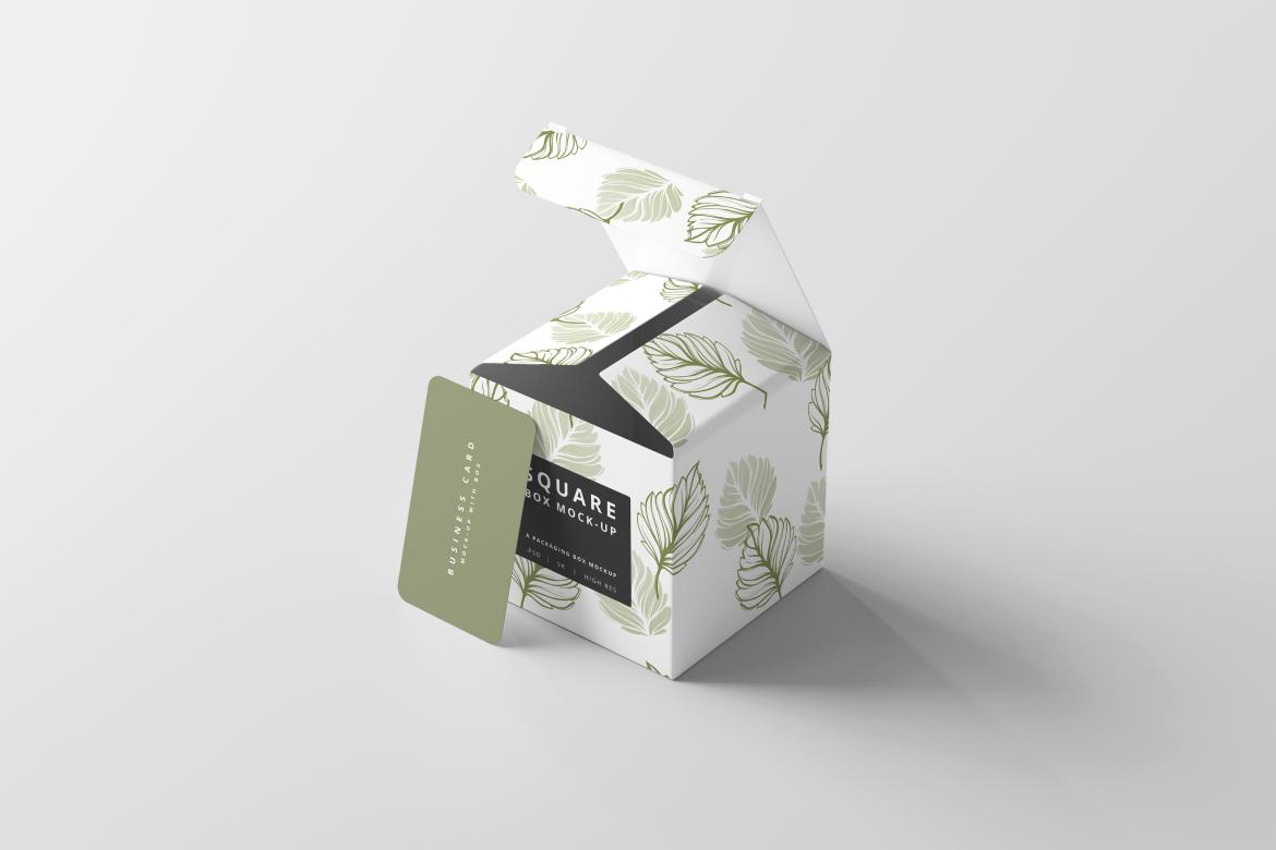 Square Box Mockups