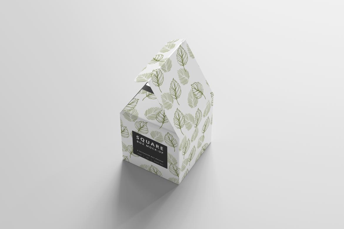Square Box Mockups