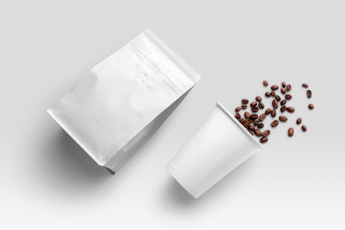 Blend Coffee Packaging Mockup Scene 21