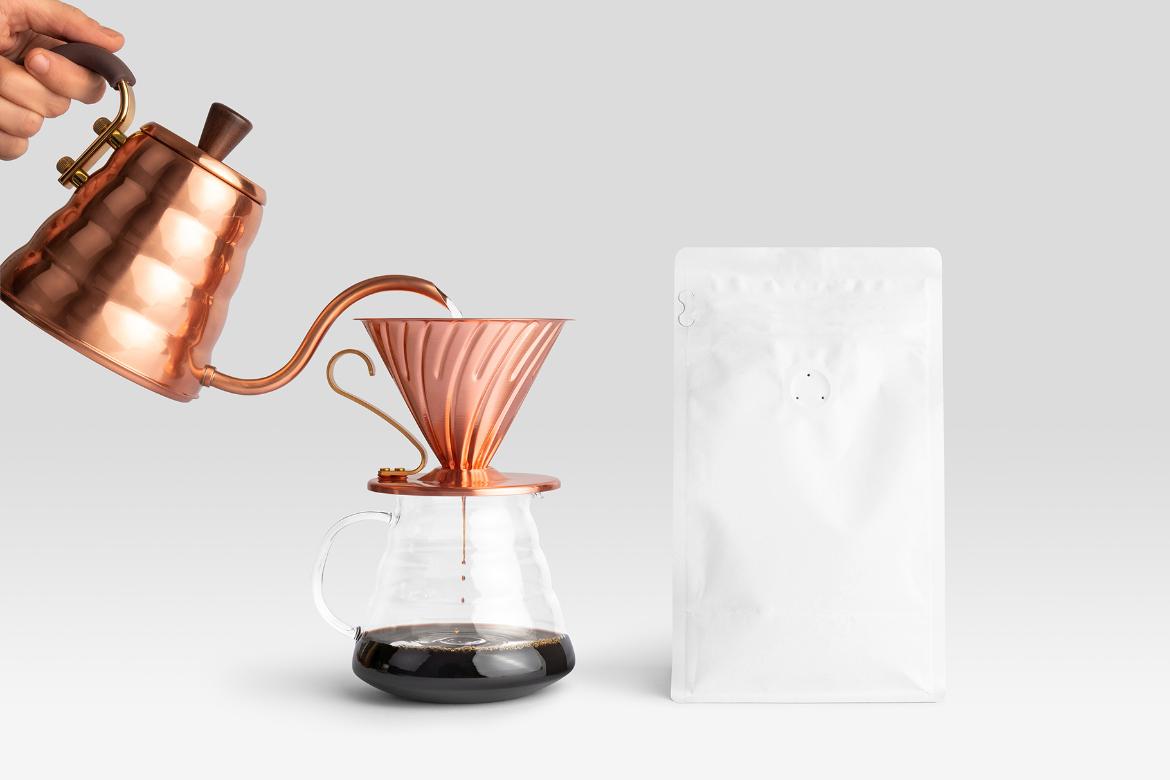 Blend Coffee Branding Mockup Scene 12