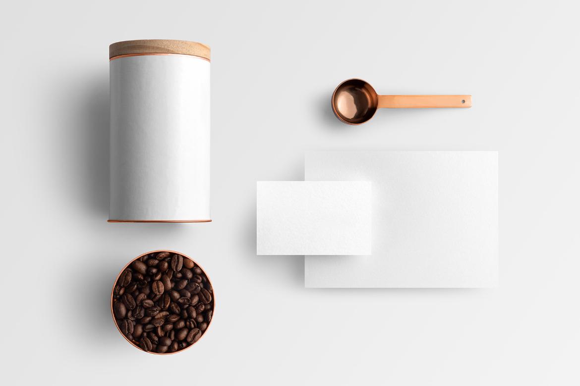 Blend Coffee Branding Mockup Scene 17