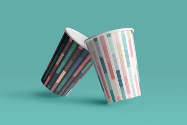 Blend Coffee Paper Cups Mockup Scene 25