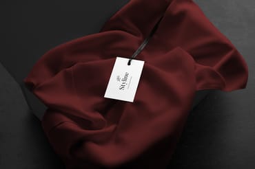 Fashion Tag Label Branding Mockup Scene 16