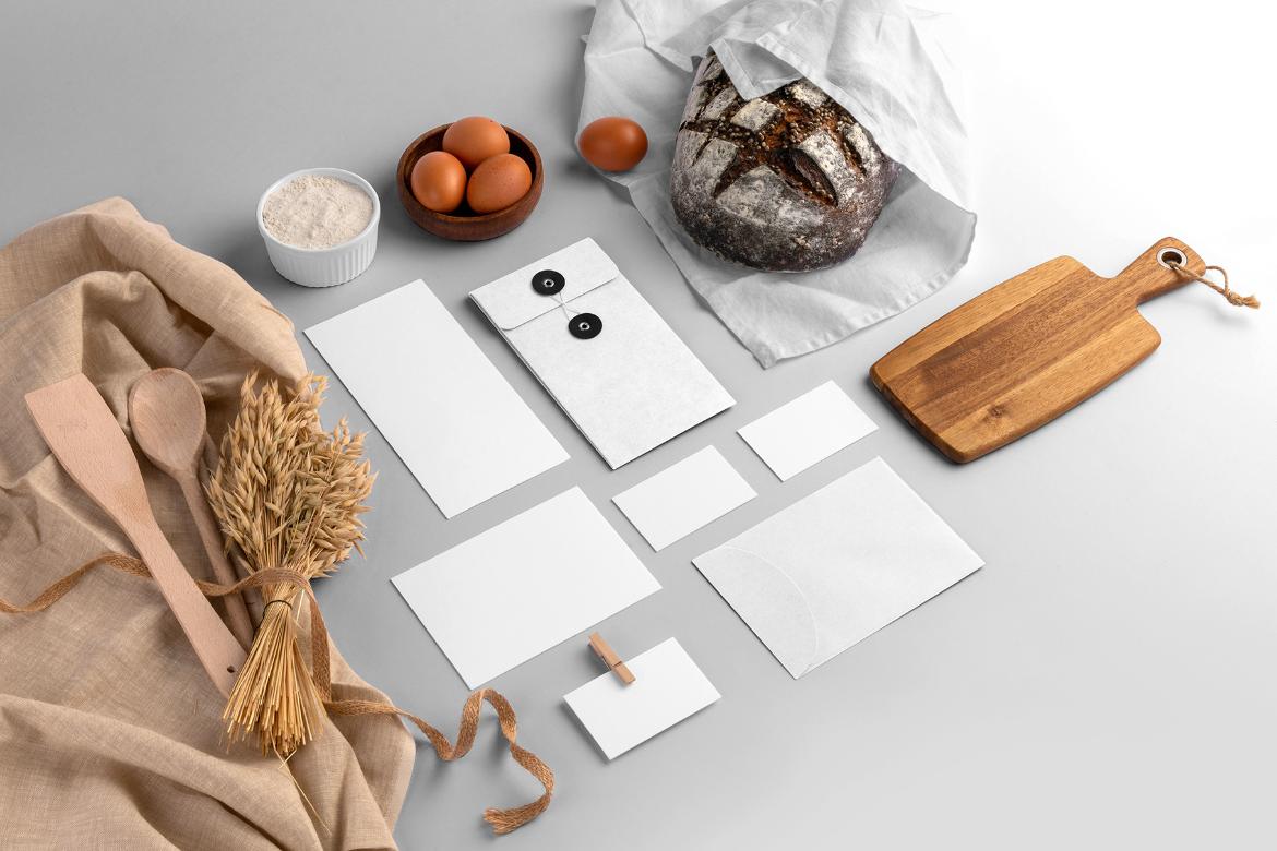 Bakery Branding Mockup Scene 02