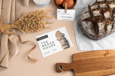 Bakery Branding A6 Card Mockup Scene 04