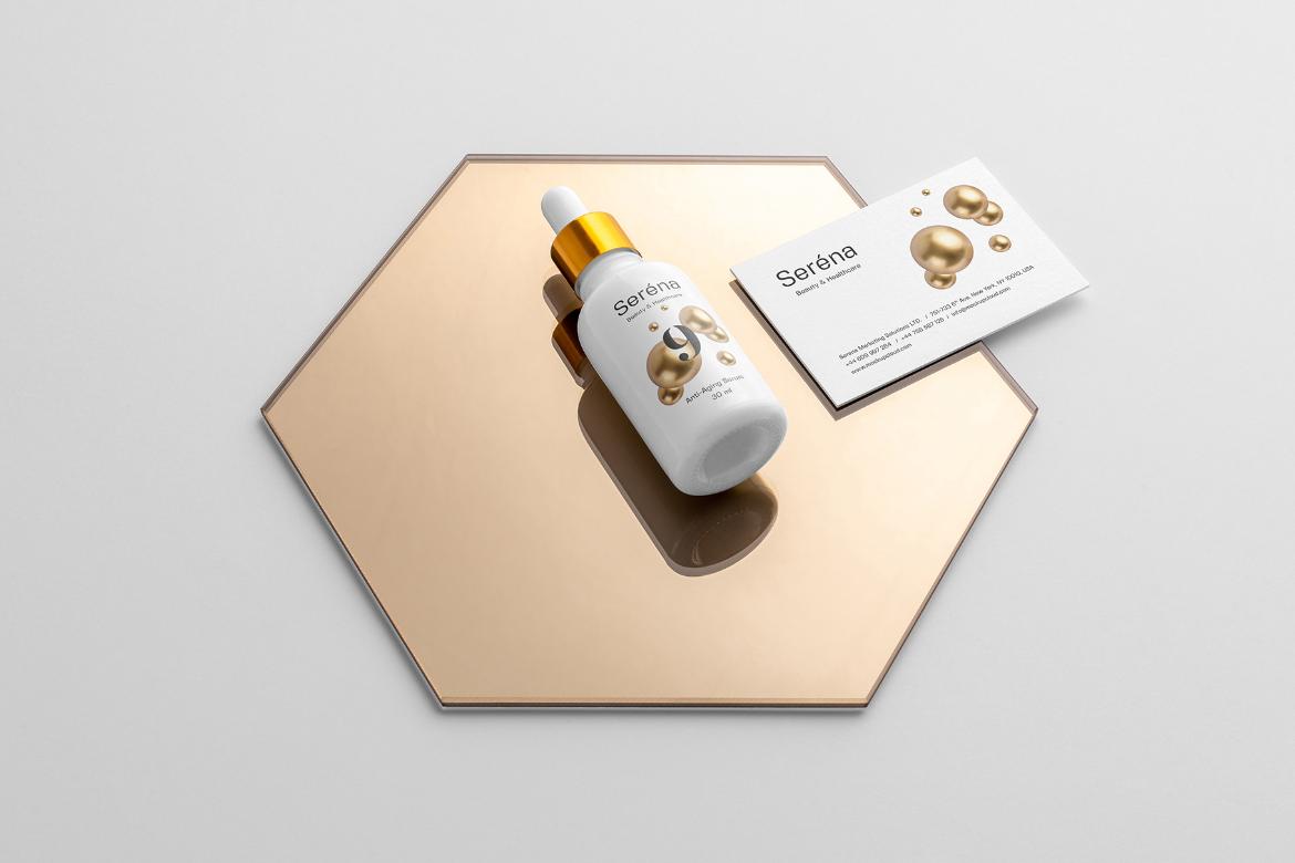Serena Cosmetics Branding Mockup Scene 06