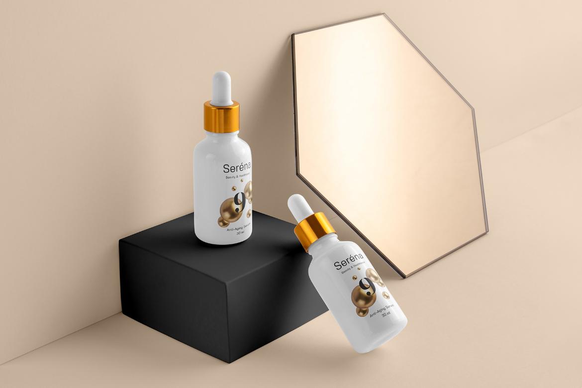 Serena Cosmetics Branding Mockup Scene 07
