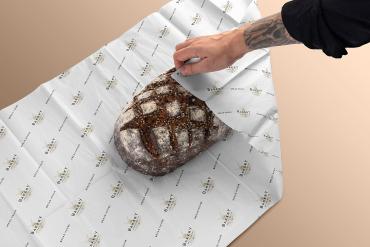 Hand Folding Paper Packaging Bakery Mockup Scene 09