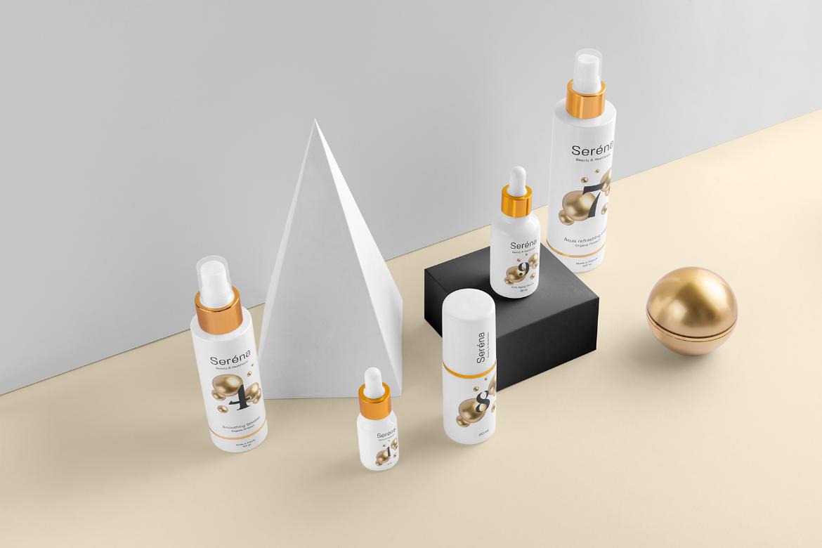 Serena Cosmetics Branding Mockup Scene 09