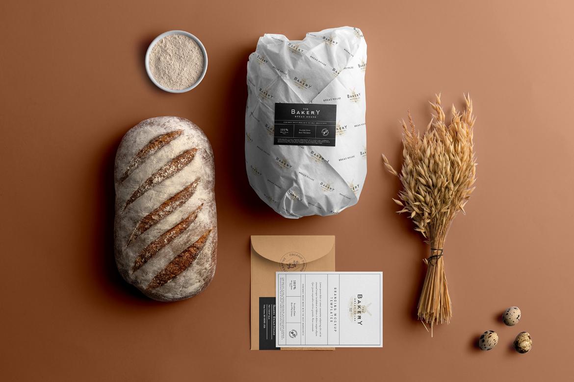 Bakery Branding and Packaging Mockup Scene 21