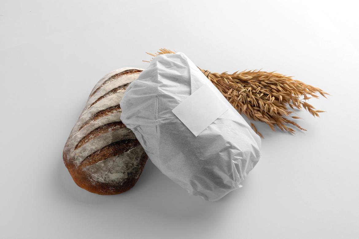 Folded Paper Packaging Bakery Mockup Scene 22