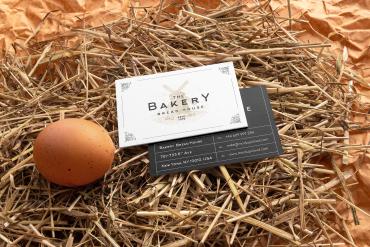 Business Cards Bakery Mockup Scene 26