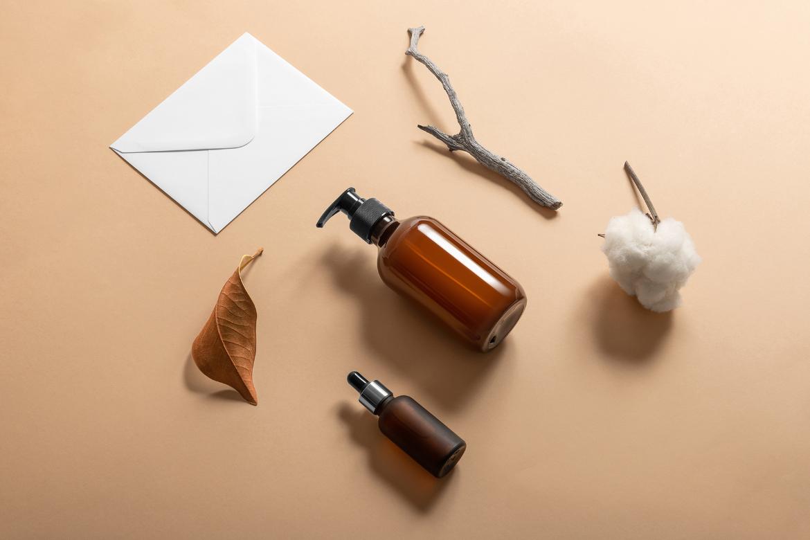 Natura Cosmetics Branding Mockup Scene 01