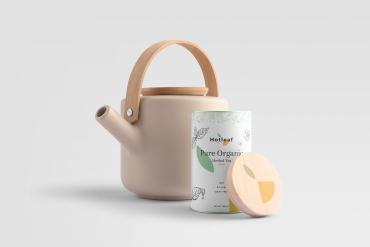 Jar Packaging Container Tea Mockup Scene 19