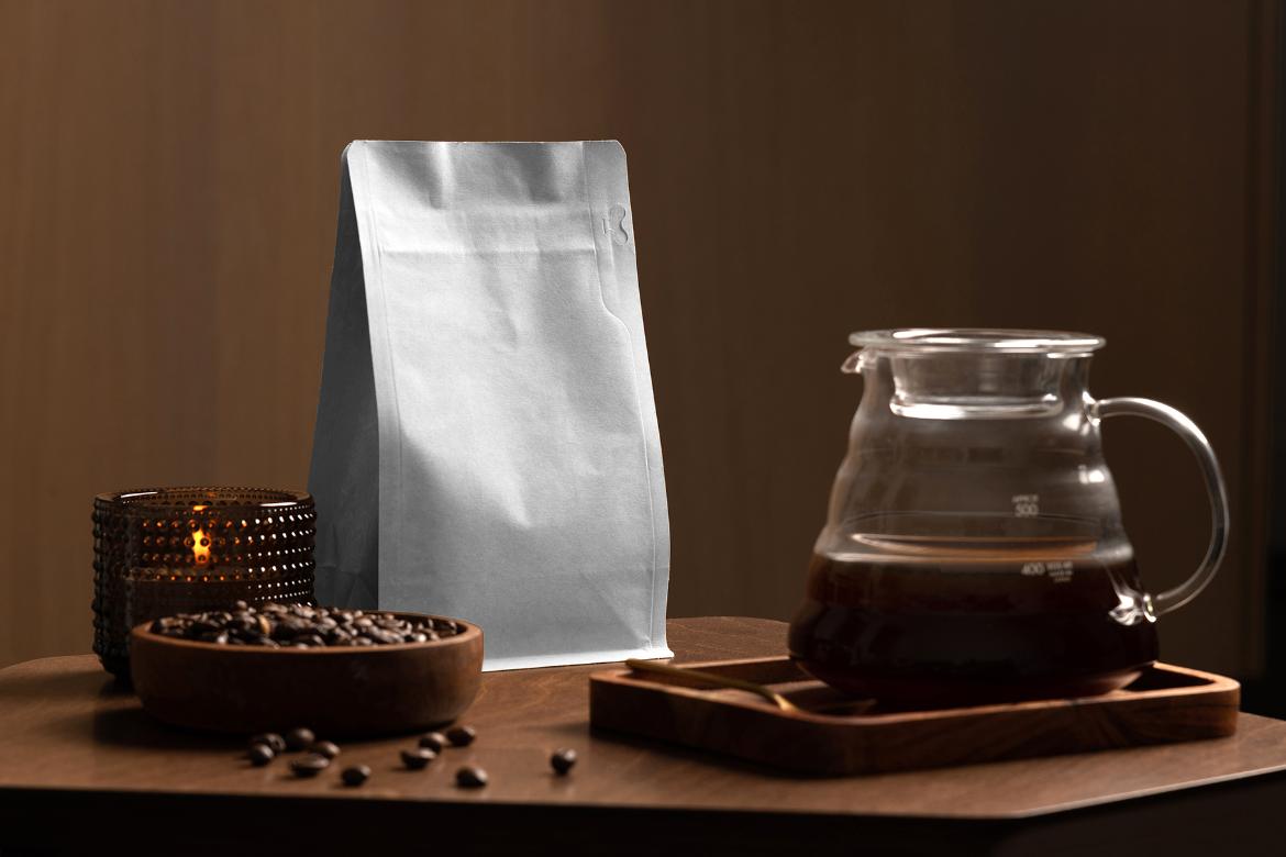 Roast Coffee Packaging Mockup Scene 07