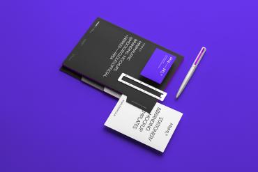 MNML Branding Stationery Mockup Scene 11