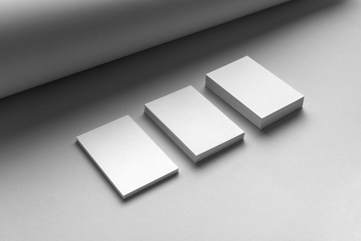 MNML Business Cards Branding Mockup Scene 15