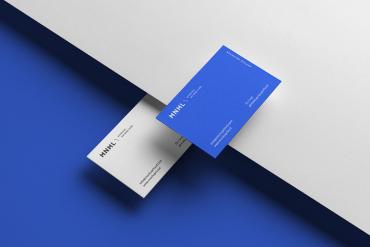 MNML Business Cards Branding Mockup Scene 16